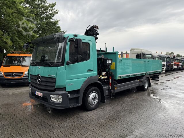 Kran fest á bíl Mercedes-Benz Atego 1227 Kran MKG 96