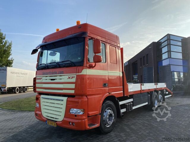 लोडिंग प्लेटफार्म DAF XF105.410 Platform / Machine Transporter / NL
