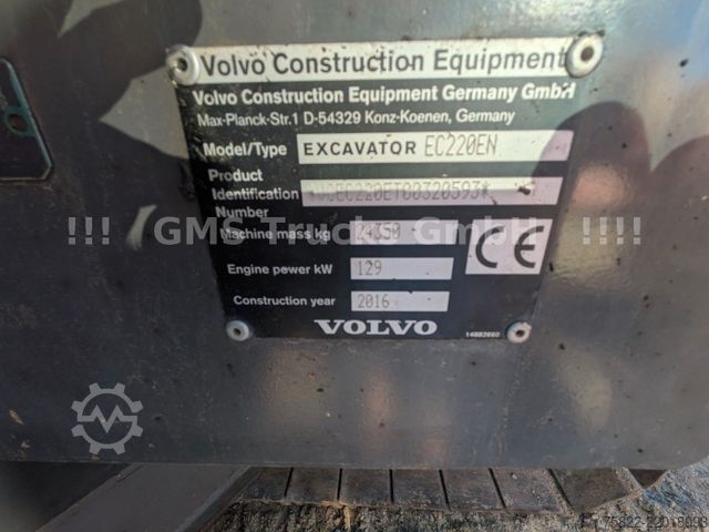 Pásové rýpadlo VOLVO EC 220 / SW + 2 Löffel