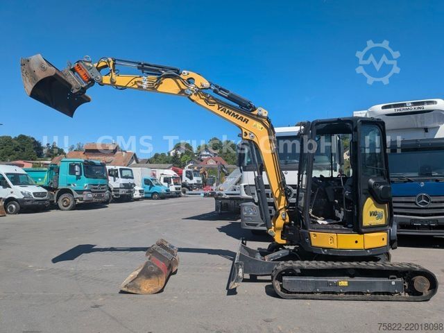 รถขุดขนาดเล็ก YANMAR VIO 38 - 6 / POWERTILT / 3 Löffel / Klima