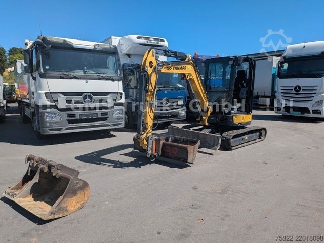 รถขุดขนาดเล็ก YANMAR VIO 38 - 6 / POWERTILT / 3 Löffel / Klima