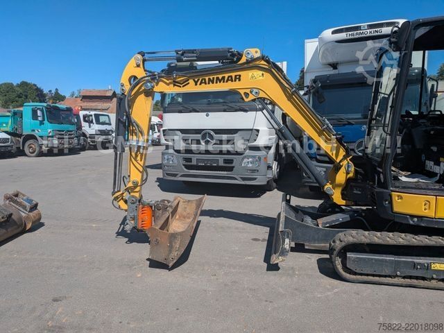 รถขุดขนาดเล็ก YANMAR VIO 38 - 6 / POWERTILT / 3 Löffel / Klima