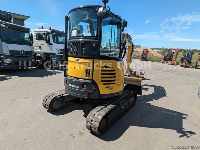 รถขุดขนาดเล็ก YANMAR VIO 38 - 6 / POWERTILT / 3 Löffel / Klima