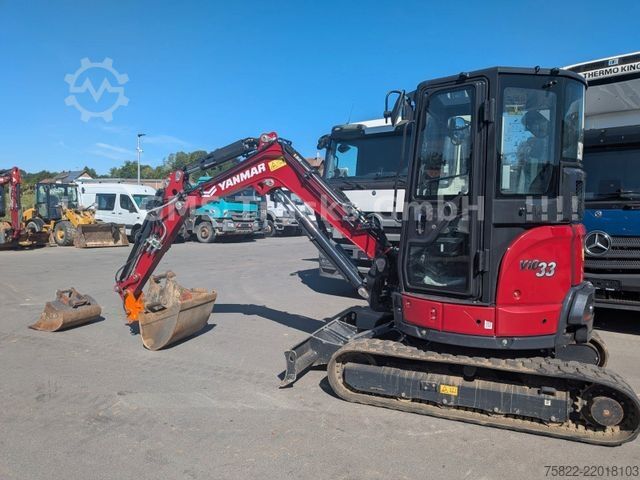 รถขุดขนาดเล็ก YANMAR VIO 33 - 6 / POWERTILT / 3 Löffel / D-Maschine