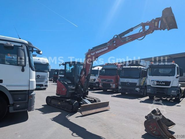 รถขุดขนาดเล็ก YANMAR VIO 50 - 6B / POWERTILT / 3 Löffel / D-Masch