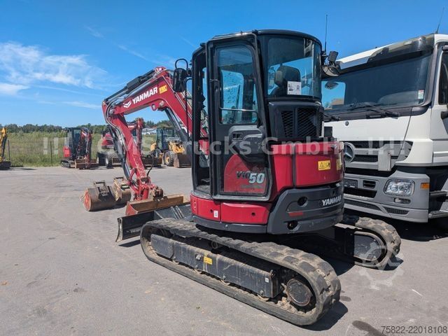รถขุดขนาดเล็ก YANMAR VIO 50 - 6B / POWERTILT / 3 Löffel / D-Masch