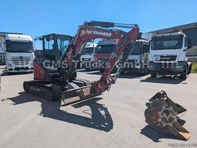 รถขุดขนาดเล็ก YANMAR VIO 50 - 6B / POWERTILT / 3 Löffel / D-Masch