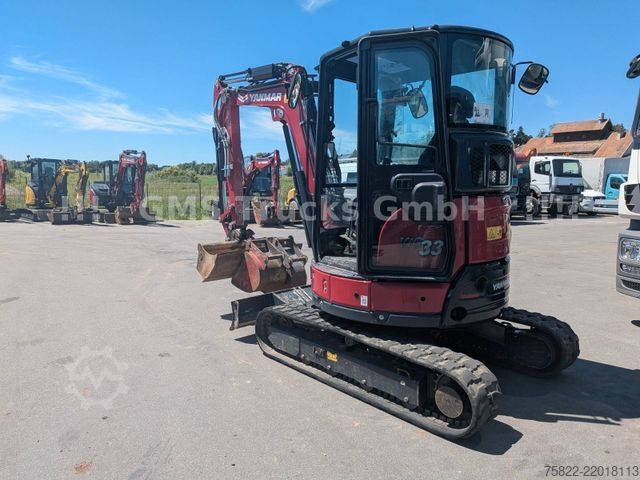 รถขุดขนาดเล็ก YANMAR VIO 33 - 6 / Lehnhoff MS03 / 3 Löffel / D-Masch