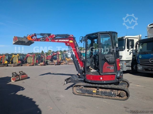 รถขุดขนาดเล็ก YANMAR VIO 33 - 6 / POWERTILT / 3 Löffel / D-Maschine