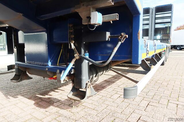 Nooteboom OSDS-48-03V, pagarināma zemplatformas puspiekabe, ar rampām un pašstūrējošo asi Nooteboom OSDS-48-03V Extendable, Semi dieplader, Ramps, ...