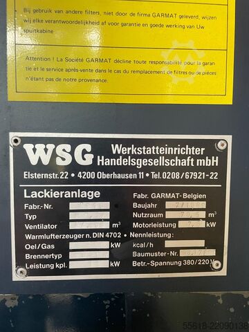 Paint finishing system Garmat M 6/ 7A