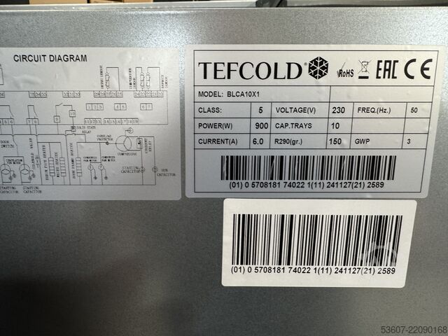 Ftohës shoku/ftohës i shpejtë TEFCOLD BLCA10X1