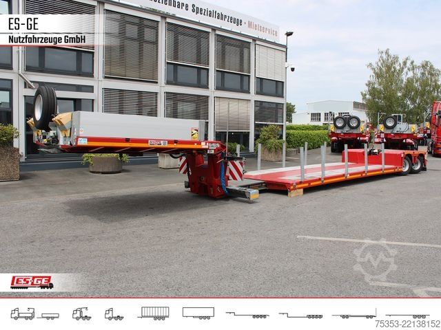 Lavt bygger sættevogn FAYMONVILLE MAX510 Tiefbett 2x10 t