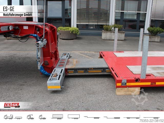 Lavt bygger sættevogn FAYMONVILLE MAX510 Tiefbett 2x10 t