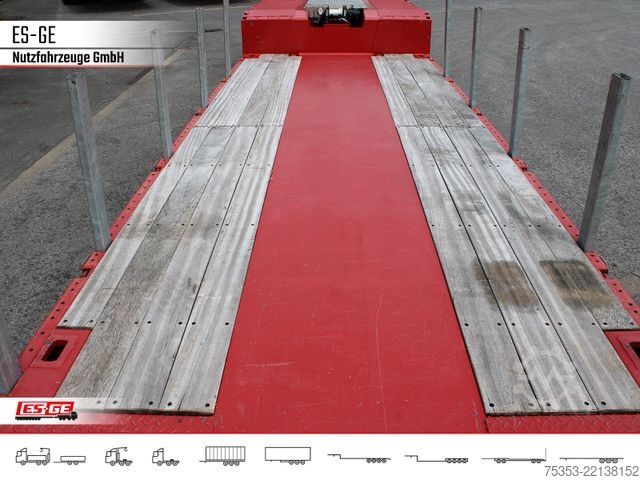 Lavt bygger sættevogn FAYMONVILLE MAX510 Tiefbett 2x10 t