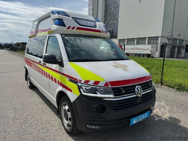 Camión de bomberos VOLKSWAGEN VW T6/1, 2.0 TDI,mit Rampe,Trage und Sessel