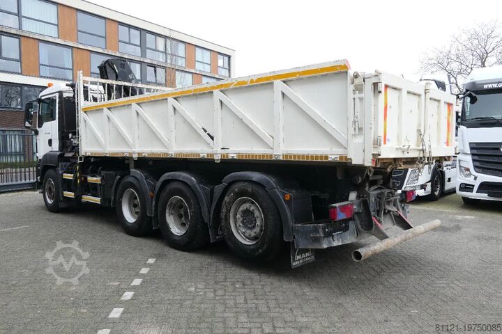 Wywrotka z dźwigiem MAN TGS 35.400 | 8X4 | HIAB 144 BS-3 DUO | Remote C...