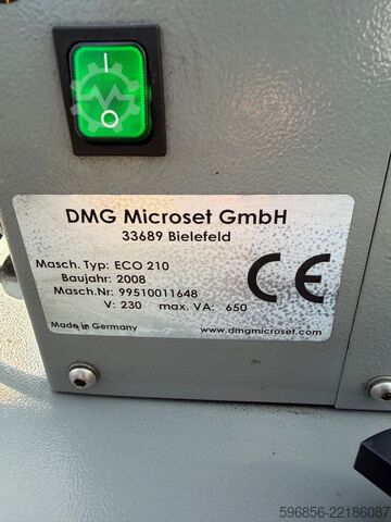 DMG Microset ECO 210 – Forinnstillingsapparat for måleverktøy med datamaskin DMG Microset ECO 210 – Presetter narzędzi pomiarowych z komputerem DMG Microset ECO 210 – Presetter narzędzi pomiarowych z komputerem