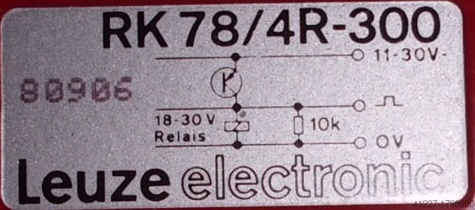 Reflective light barrier Leuze RK78/4R-300