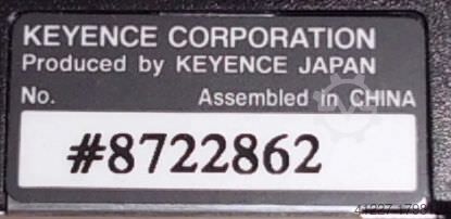 Optical fiber sensor with digital sensor Keyence FS-V32P