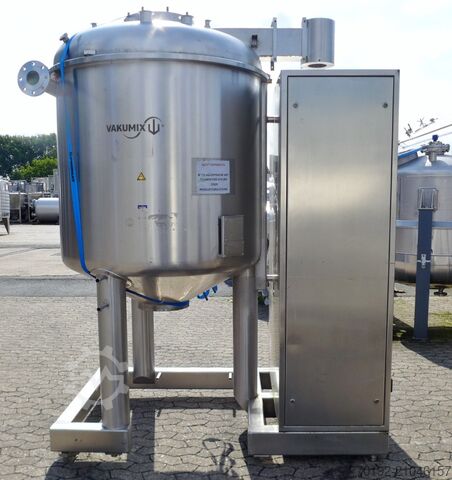 Tanque de vácuo de 1980 litros em V4A VAKUMIX 9195