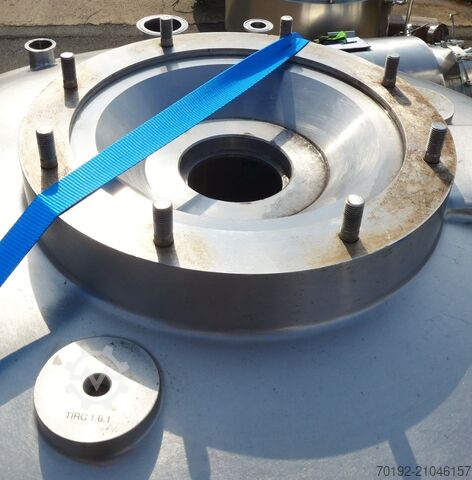 Tanque de vácuo de 1980 litros em V4A VAKUMIX 9195