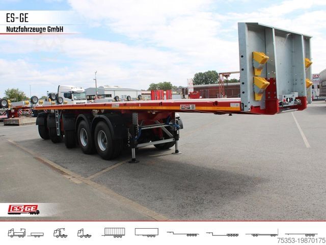 Priklopnik sedeža z delovno ploščadjo FAYMONVILLE MAX Trailer MAX410 Ballastauflieger