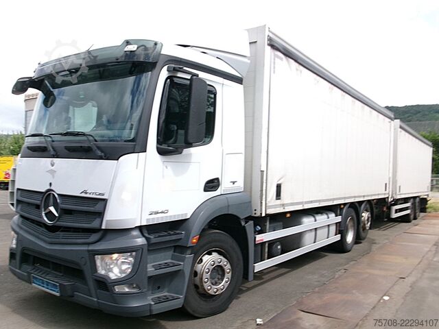 کامیون نوشابه MERCEDES-BENZ 2540 Antos*kpl Zug*2x 7,7m SafeServer*2x LBW*NLA
