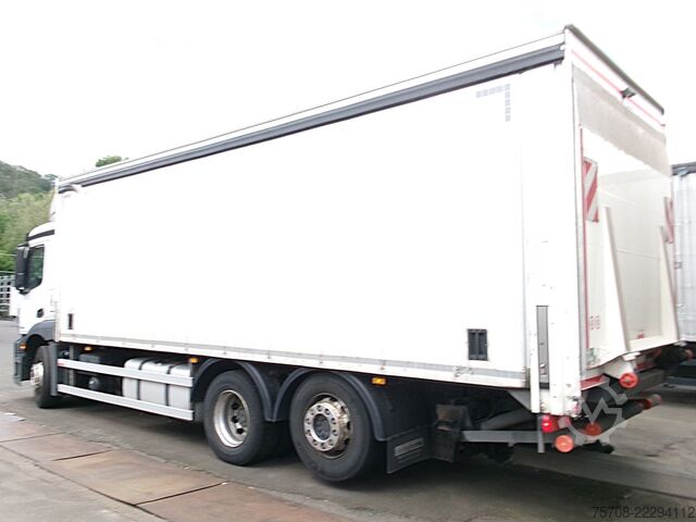 کامیون تخت با روکش برزنتی MERCEDES-BENZ 2540 Antos*kpl Zug*2x 7,7m SafeServer*2x LBW*NLA