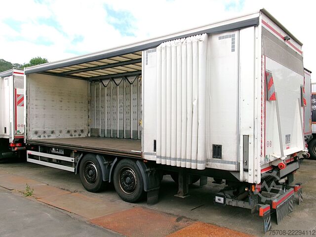 کامیون تخت با روکش برزنتی MERCEDES-BENZ 2540 Antos*kpl Zug*2x 7,7m SafeServer*2x LBW*NLA