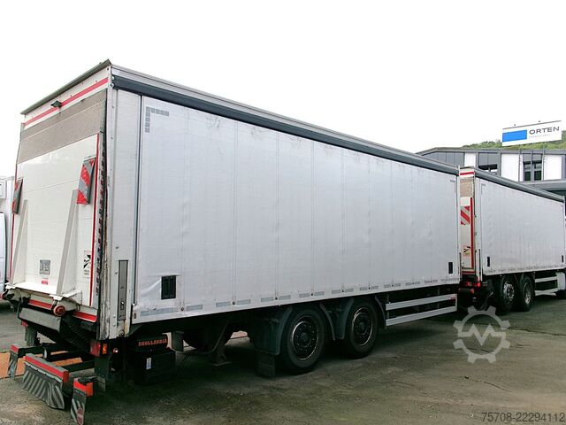 کامیون تخت با روکش برزنتی MERCEDES-BENZ 2540 Antos*kpl Zug*2x 7,7m SafeServer*2x LBW*NLA