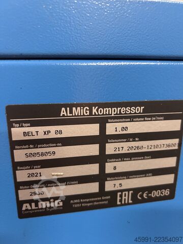 Screw compressor ALMIG Belt XP 8