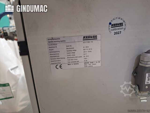  Arburg 470 H 1000-170