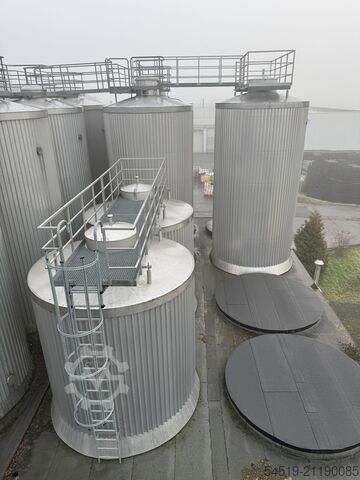 2 x 37 m³ fermentation tank / beer tank Gresser 