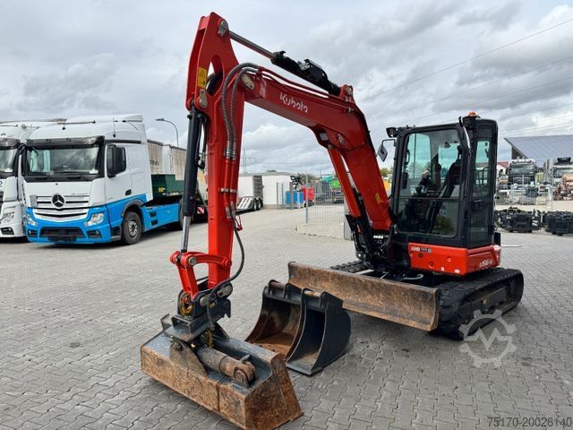 Μίνι εκσκαφέας KUBOTA U56-5 / MS03 / nur 190h! / Löffelpaket