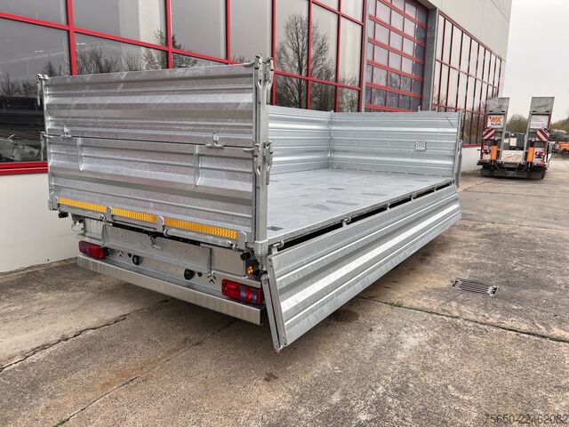 Tipper trailer Möslein TTD 19 AB  19 t Tandemkipper Tieflader, Breitbereifung Aufsatzbordwänden-- Neufahrzeug --