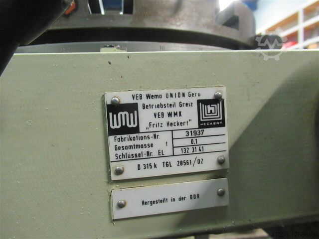 Rundtisch -ungebraucht WMW Heckert D 315K / C 315K