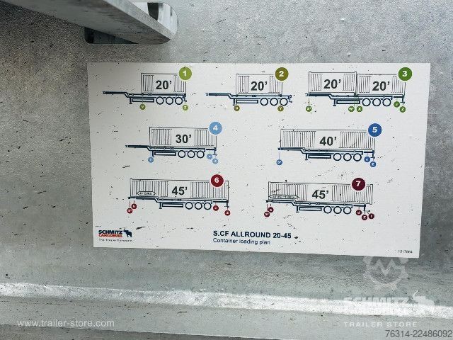 Semirremolque Schmitz Cargobull Containerfahrgestell Standard