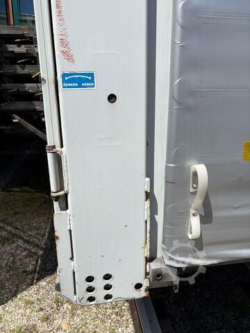 Chassis intercambiável com plataforma e lona Wecon Jumbo XXL Innen 3090 mm Hubdach Verzinkt