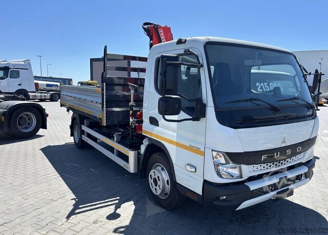 क्रेन के साथ टिपर Fuso Canter 7C15 Fassi Kran 3-seiten Kipper