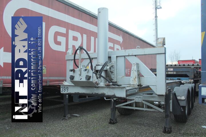 ημιρυμουλκούμενο εναλλάξιμου αμαξώματος Menci semirimorchio ribaltabile 20 piedi 3assi