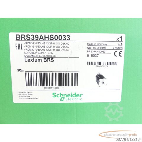 ชไนเดอร์ อิเล็คทริค มอเตอร์ Schneider Electric BRS39AHS0033 / VRDM3910/50LHB SN:2900456579 - ungebr.! -