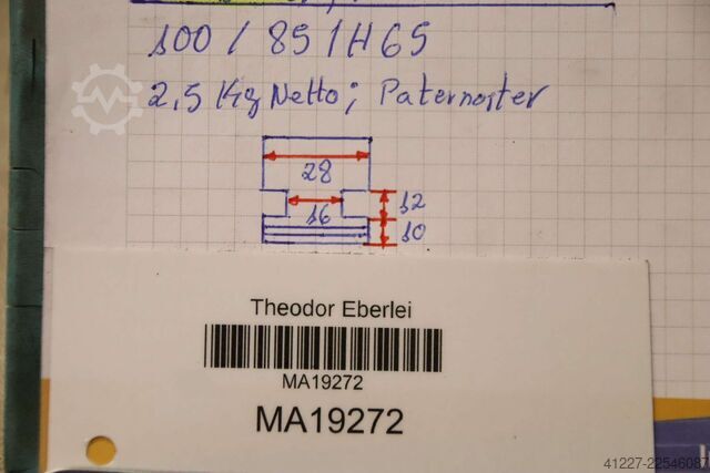 ขากรรไกรเปลี่ยนได้ unbekannt Breite 28 mm