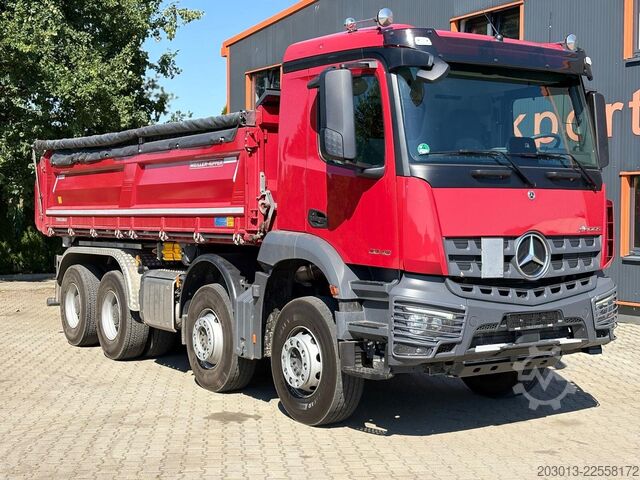 Driezijdige kipper MERCEDES-BENZ Arocs 3246 8x4 Kipper Meiller Bordmatic