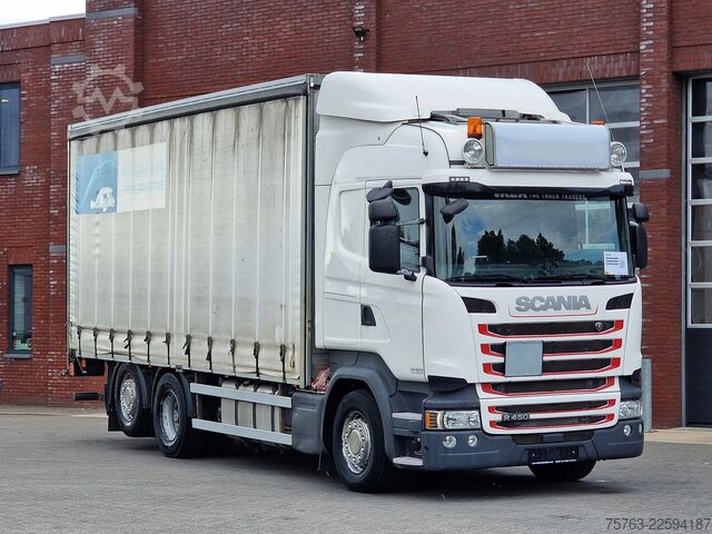 ผ้าใบกันน้ำแบบเลื่อน Scania R450 Highline 6x2*4 - Tautliner - Loadlift - St...