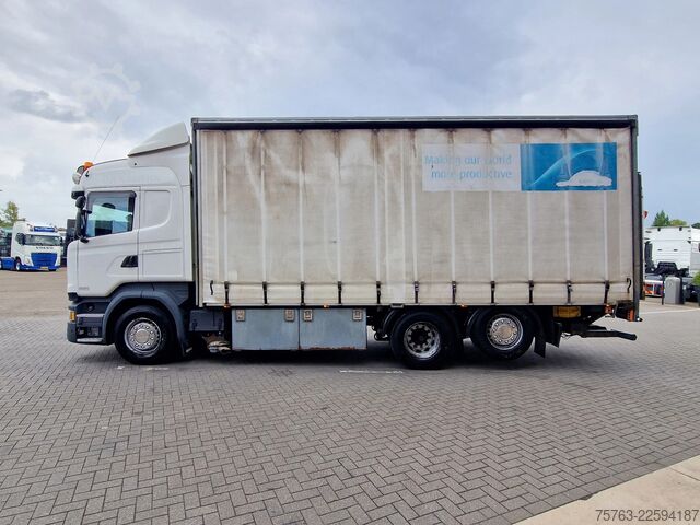 ผ้าใบกันน้ำแบบเลื่อน Scania R450 Highline 6x2*4 - Tautliner - Loadlift - St...