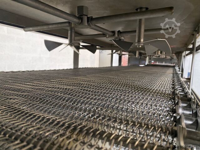 Azotni tunel tip CCT Cryomaster 20FT Air Liquide-Jackstone stikstofvriezer Type CCT Cryomaster 20FT