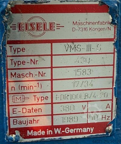 Metallkreissäge EISELE VMS-III-S