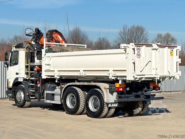 Billenő teherautó VOLVO FMX 410 Kipper 5,10m *ATLAS 165.2E/FUNK *6x4