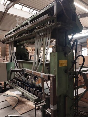Mașină tip masă cu șablon tip H/30/150 P+K Industrieanlagen Schablonentischmaschine Typ H/30/1500